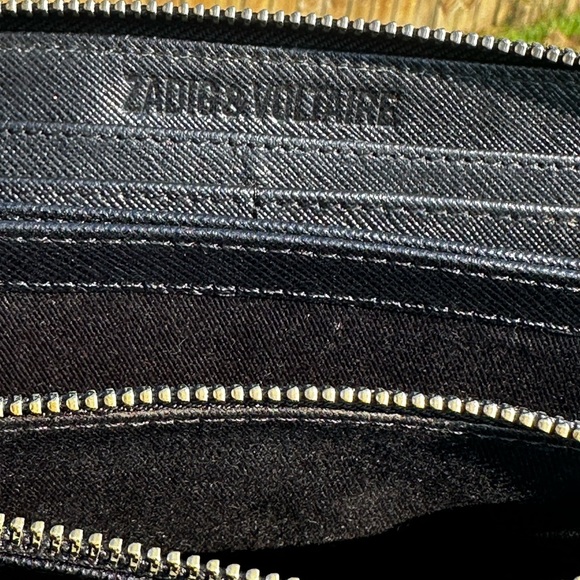 Leather Zip Around Wallet - Picture 10 of 12